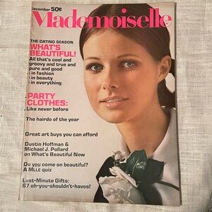 Mademoiselle, December 1968 excellent vintage condition